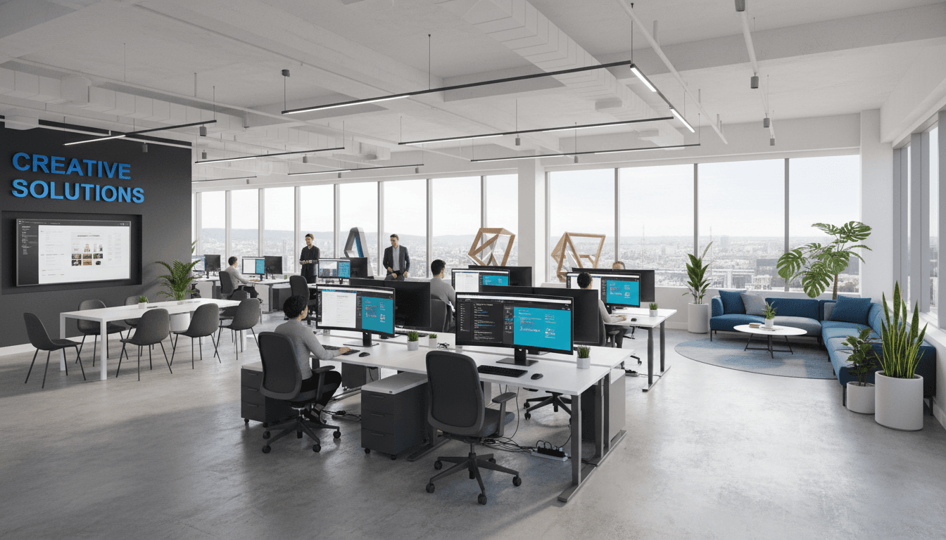 GMCA DIGITAL LLC office in Casper, Wyoming showcasing professional workspace