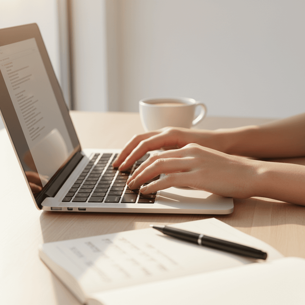 Content creation and copywriting workspace